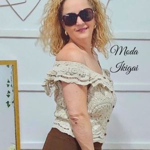 blusa crochet mujer