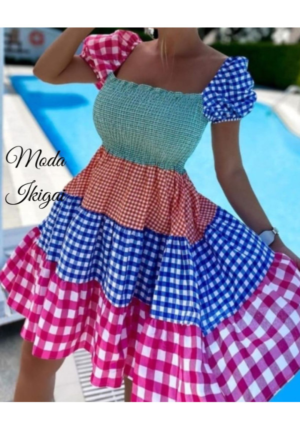 vestido romántico mujer