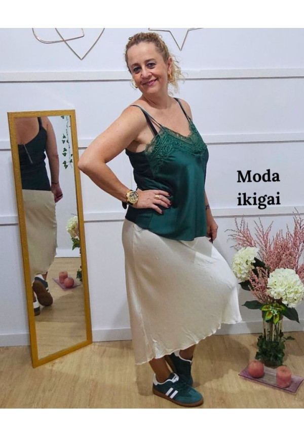 camisa lencera mujer