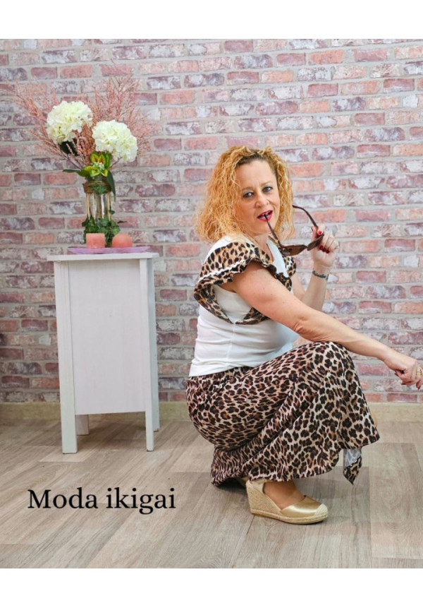 camisa mujer animal print