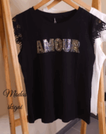 Camiseta blanca Amour - Imagen 2