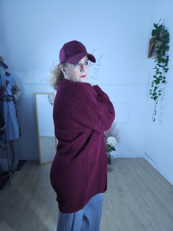 20241110_140756 - copia Rebeca larga burdeos - Imagen 1