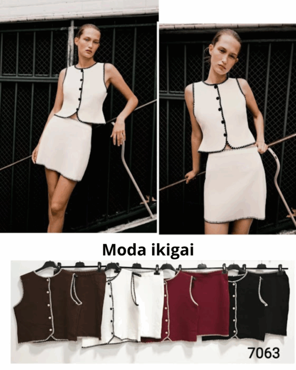 Moda ikigai - 2025-09-09T093026.427 Conjunto falda y chaleco - Imagen 1