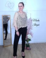 Blusón calado  blanco roto - Imagen 2