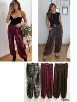 Pantalón bombacho satén - Imagen 4