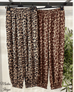 Pantalón bombacho animal print - Imagen 2
