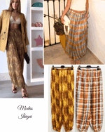 Pantalón bombacho satén - Imagen 6