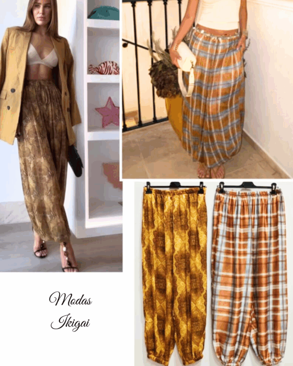 Moda Ikigai - 2025-10-14T111622.161 Pantalón bombacho satén - Imagen 6