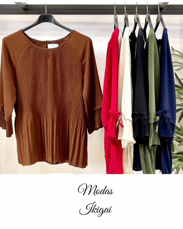 Moda Ikigai - 2025-10-20T195433.262 Camisa manga tres cuarto - Imagen 1