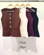 Chalecos botones dorados