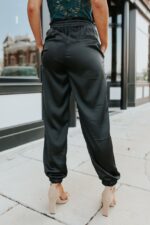 Pantalón bombacho satén