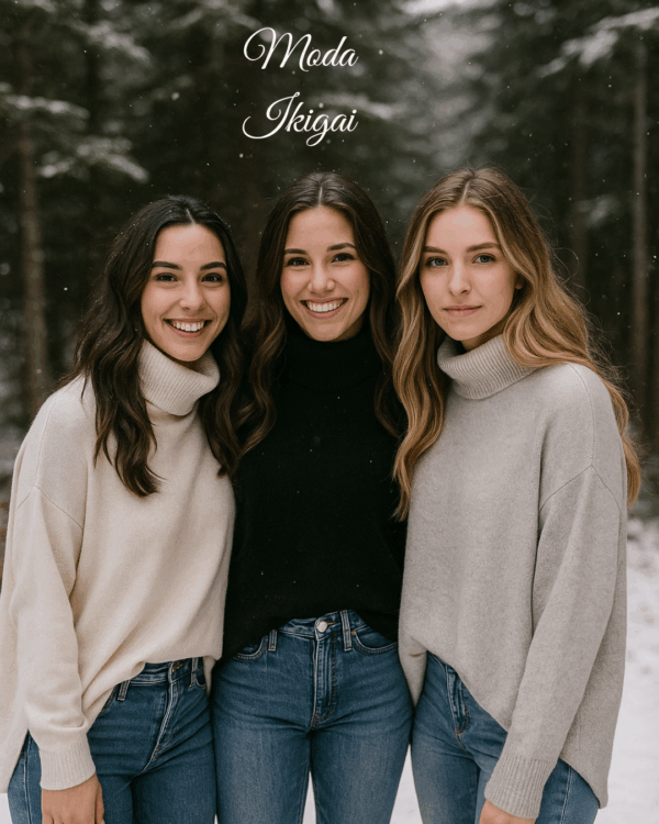 Modas Ikigai - 2025-11-14T115715.260 Suéter de cuello alto - Imagen 1