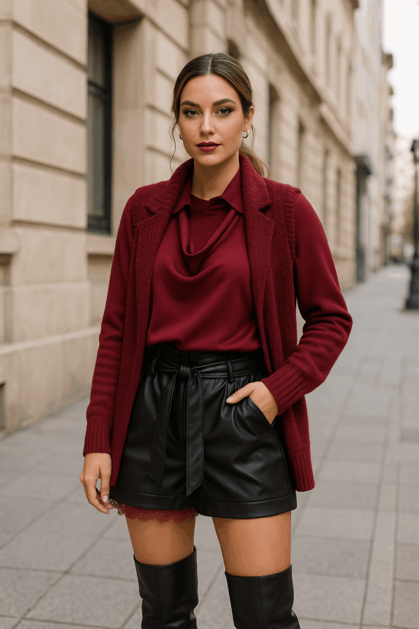 d3eb4689-884e-49fc-8ccf-35846c72b352 Pantalón corto de polipiel - Imagen 1