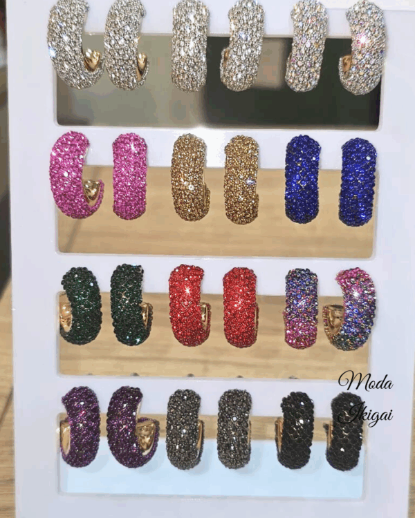 Pendientes con brillo - Imagen 1