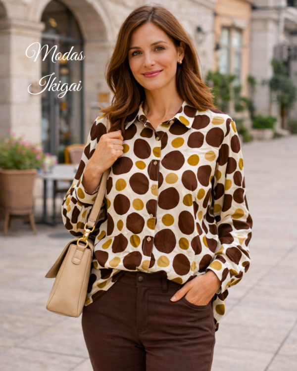 Modas Ikigai - 2026-01-20T101935.750 Camisa lunares - Imagen 1