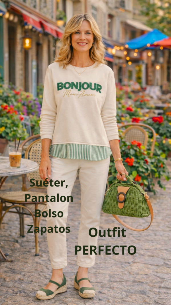 Suéter bonjour - Imagen 2