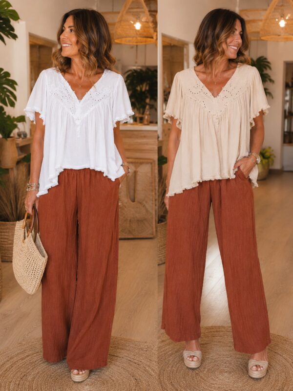 Camisa bordados - Imagen 1