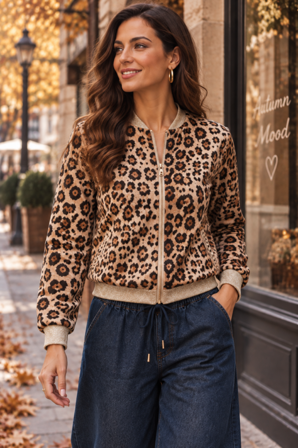 Bomber animal print 2 - Imagen 1