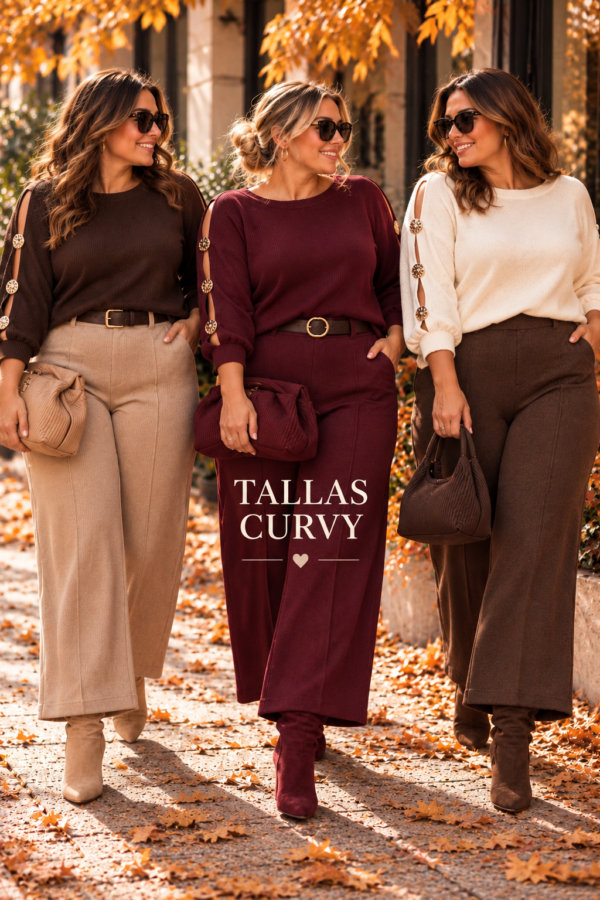 Moda otoñal en tallas curvy Pantalón Fracia 2 - Imagen 1